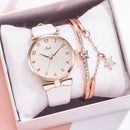 Relógio Feminino Elegance + Pulseira Luxo de Brinde