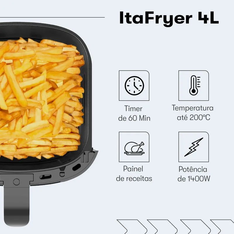 Fritadeira Air fryer 4L 127v Itatiaia