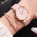 Relógio Feminino Elegance + Pulseira Luxo de Brinde