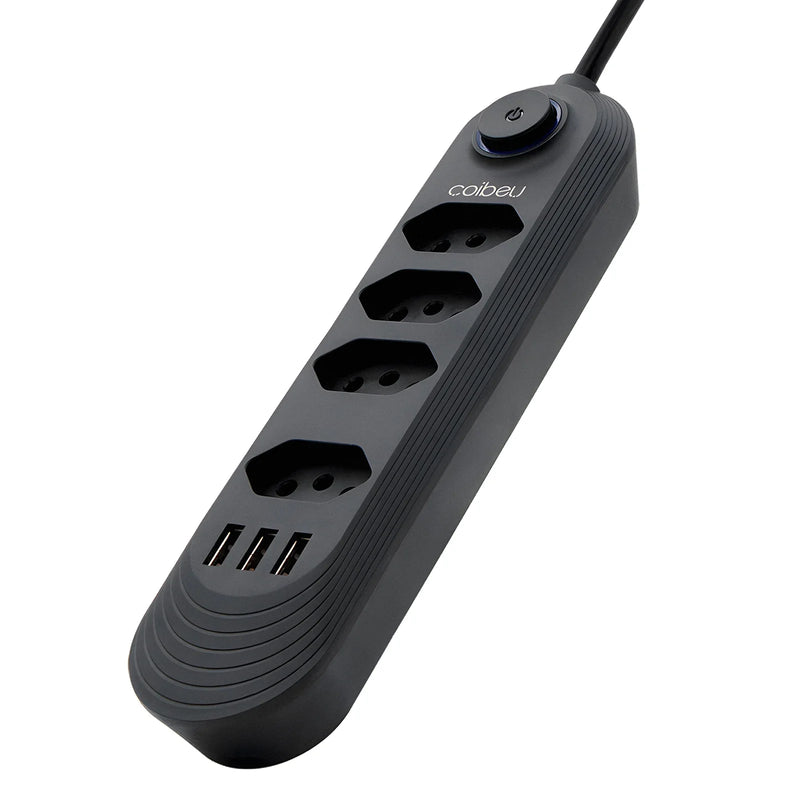 Filtro de linha c/ USB para pc - 110-220V