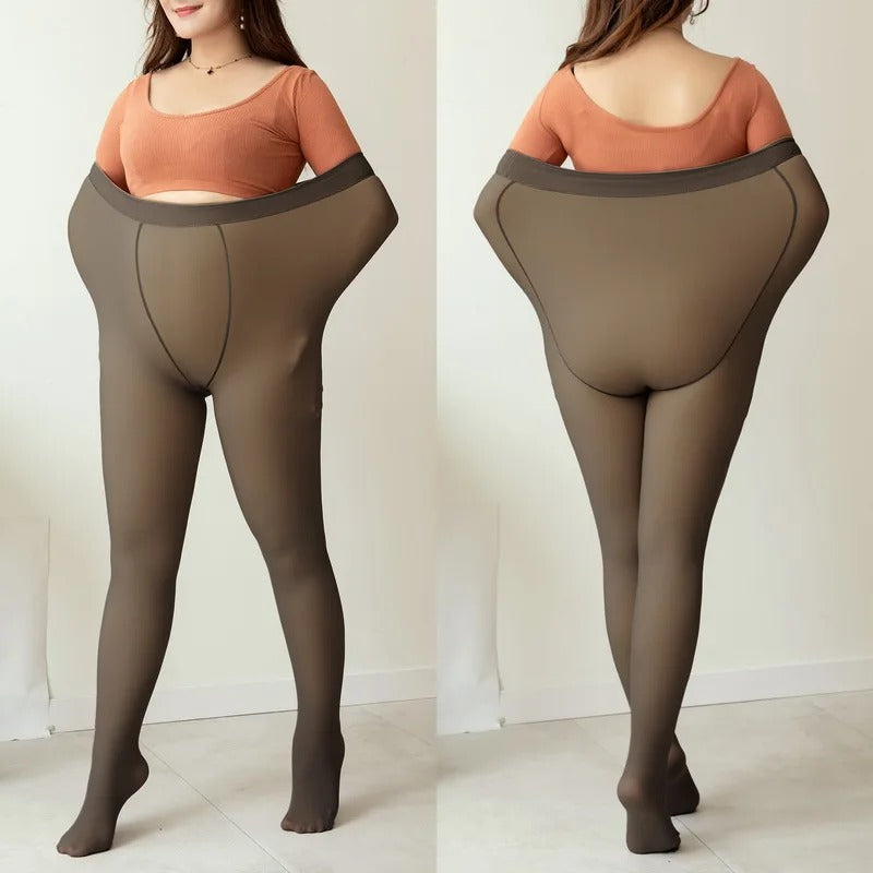 MEIA CALÇA PELUCIADA TRANSLÚCIDA - Compre 1 Leve 2