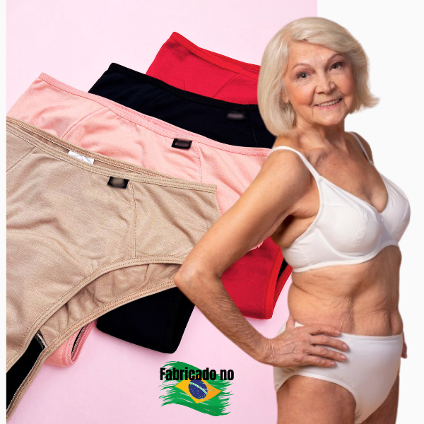 Calcinha  Para Incontinência Urinária Confort SUPER - Kit Promocional 2 Unidades